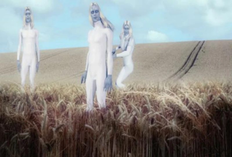 Tall White alien – pale elongated humanoid encountered at Nevada bases (artist rendition)