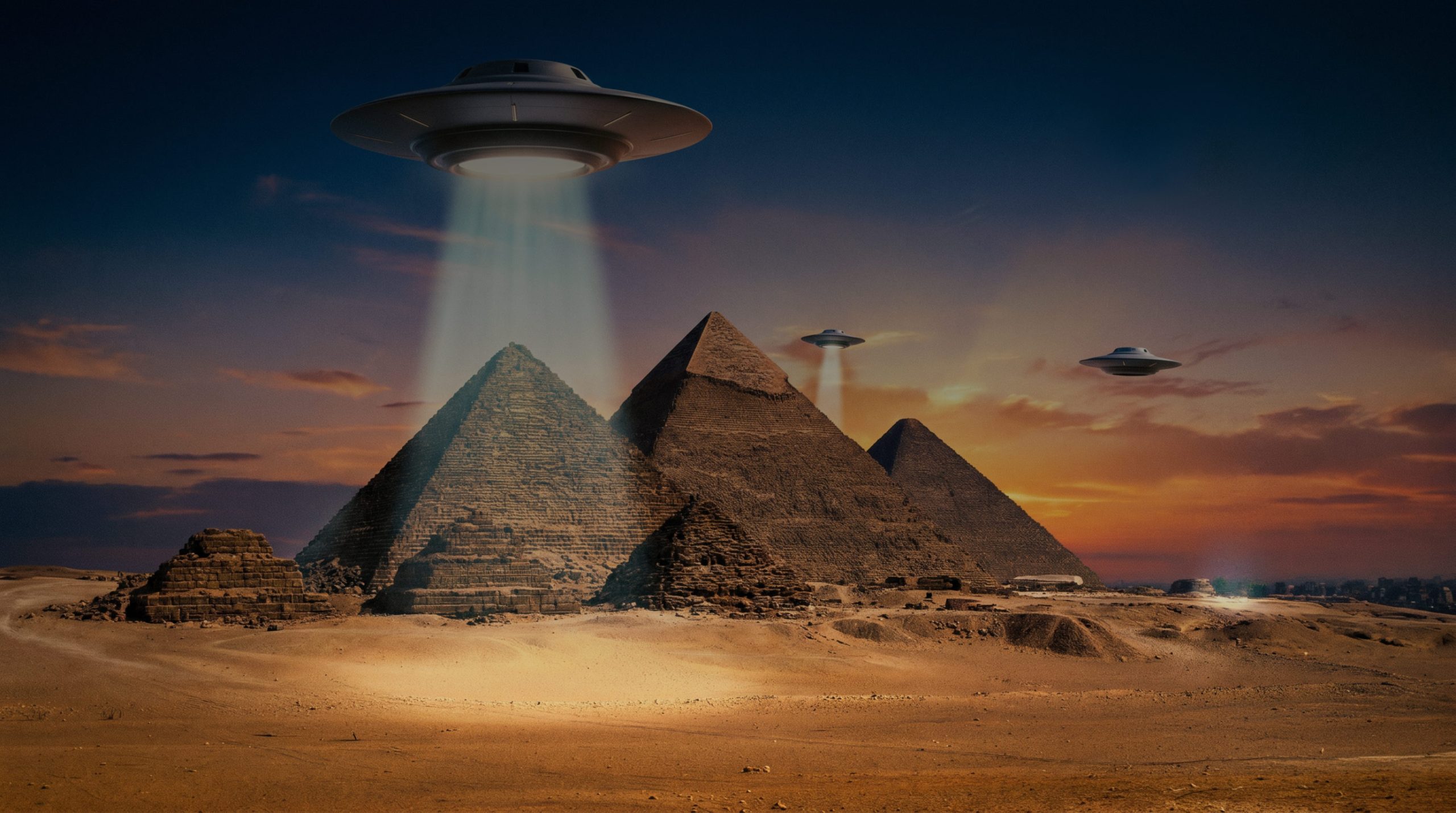 Pyramids with saucers
